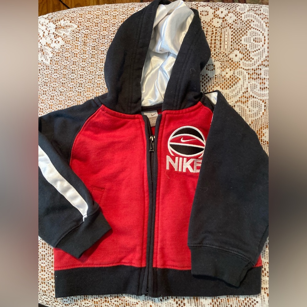 Nike thick warm hooded coat size 2t